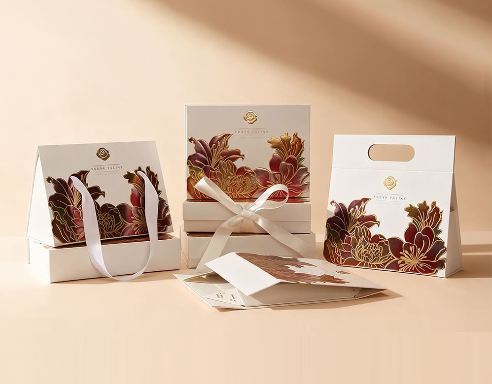 Wholesale Foldable Magnet Closure Boxes with 3D-Effect Cold Foil Printing for Cosmetics/Gifts