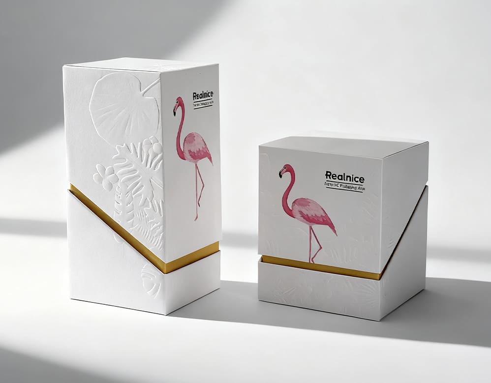 Luxury Embossed Cosmetic & Perfume Packaging Boxes | Custom 3D-Texture Rigid Box Solutions