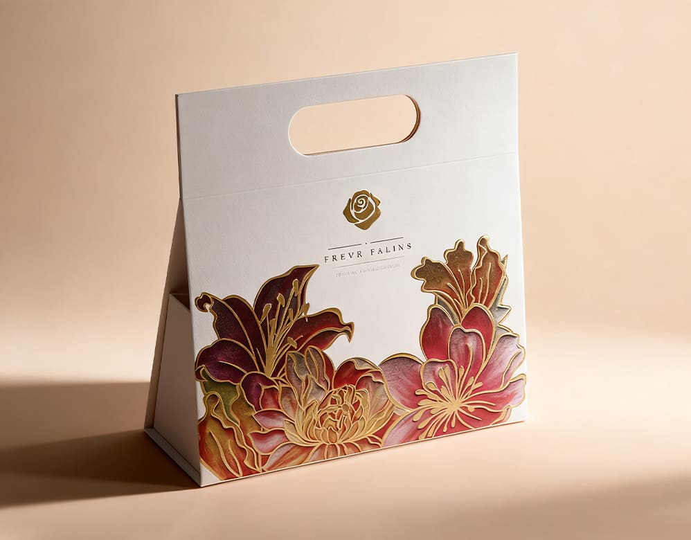 Wholesale Foldable Magnet Closure Boxes with 3D-Effect Cold Foil Printing for Cosmetics/Gifts