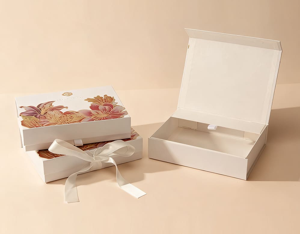 Wholesale Foldable Magnet Closure Boxes with 3D-Effect Cold Foil Printing for Cosmetics/Gifts