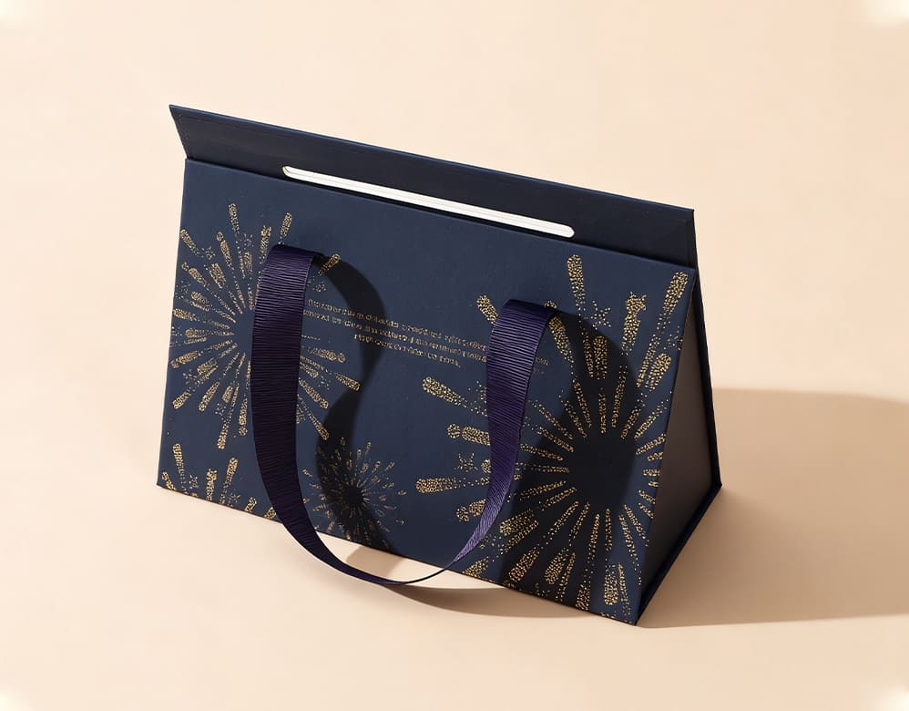 Wholesale Starry Night Collection: Premium Navy Boxes Featuring 3D Micro-Dot Embossing