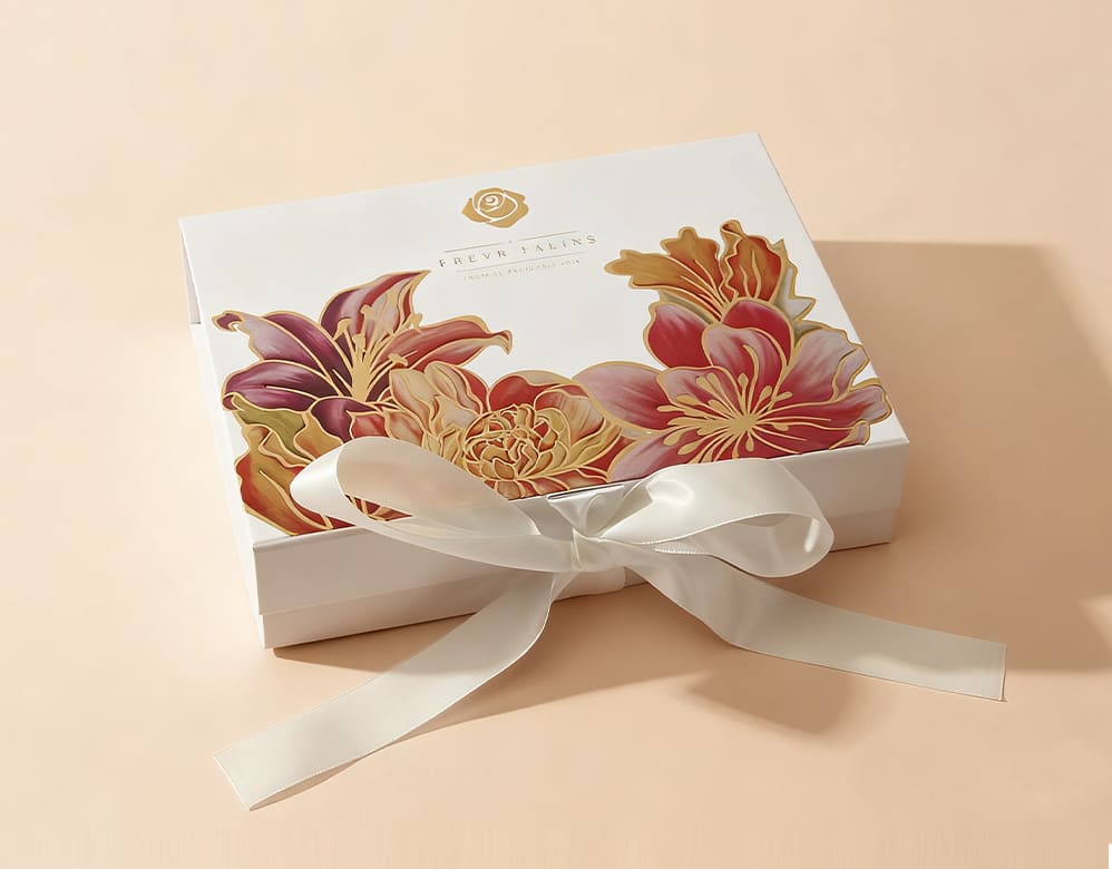 Wholesale Foldable Magnet Closure Boxes with 3D-Effect Cold Foil Printing for Cosmetics/Gifts
