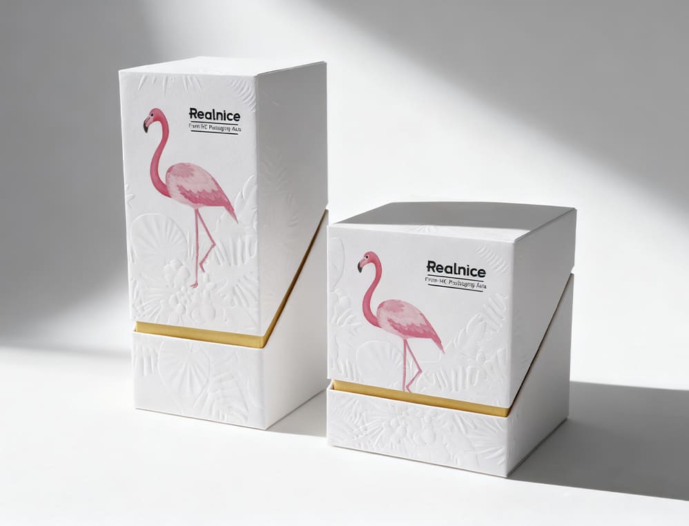 Luxury Embossed Cosmetic & Perfume Packaging Boxes | Custom 3D-Texture Rigid Box Solutions