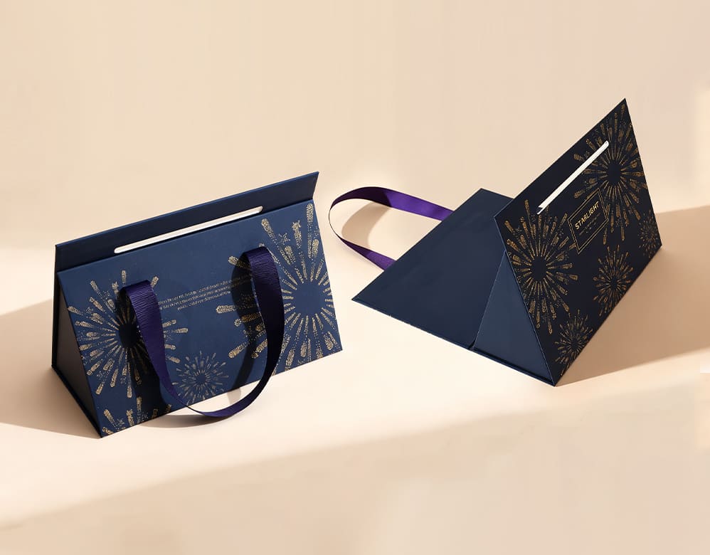 Wholesale Starry Night Collection: Premium Navy Boxes Featuring 3D Micro-Dot Embossing
