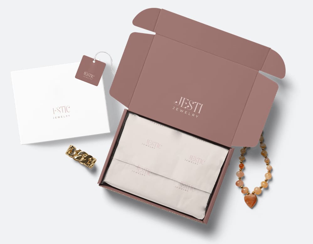 Exquisite jewelry mail packaging gift box