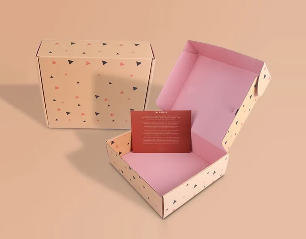 Exquisite jewelry mail packaging gift box