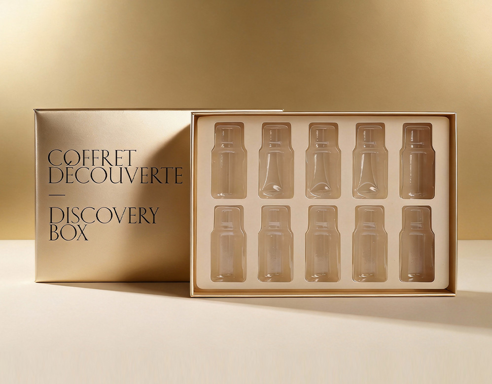 Custom 10-Bottle Essential Oil Gift Box – Rigid Lift-Off Lid Box with Insert