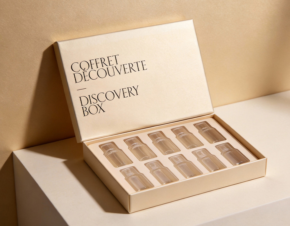 Custom 10-Bottle Essential Oil Gift Box – Rigid Lift-Off Lid Box with Insert