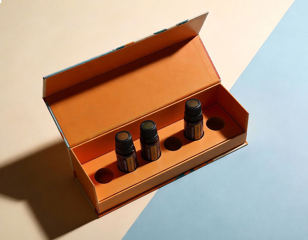 Custom Essential Oil Gift Box for 6 Bottle Set