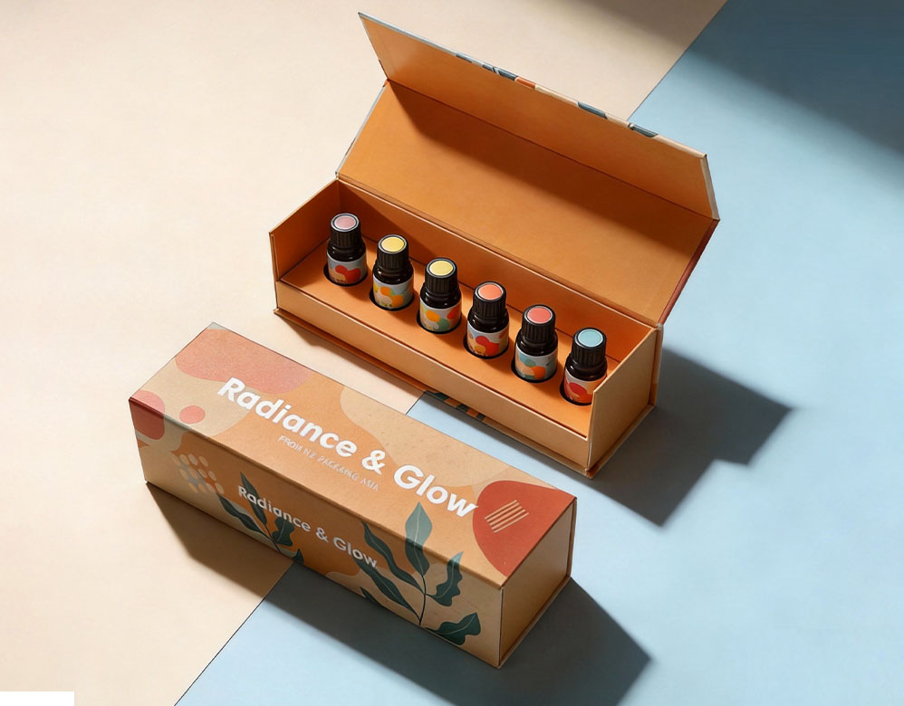 Custom Essential Oil Gift Box for 6 Bottle Set