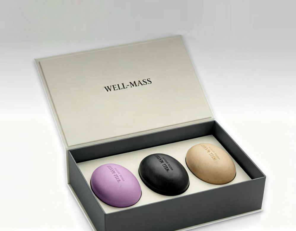 Elegant Book-Style Soap Gift Box with Ribbon Closure