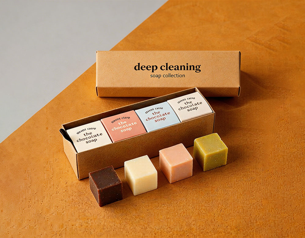Premium Rigid Drawer & Lid-and-Base Soap Gift Box Set