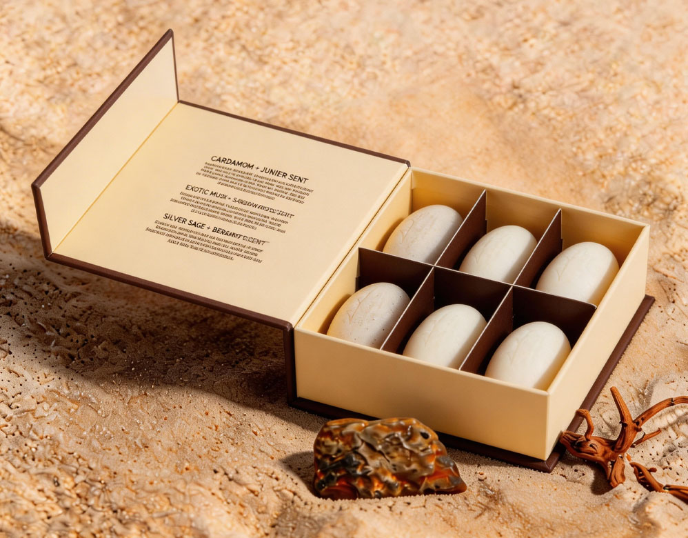 Premium Magnetic Closure Rigid Box for Soap Gift Sets