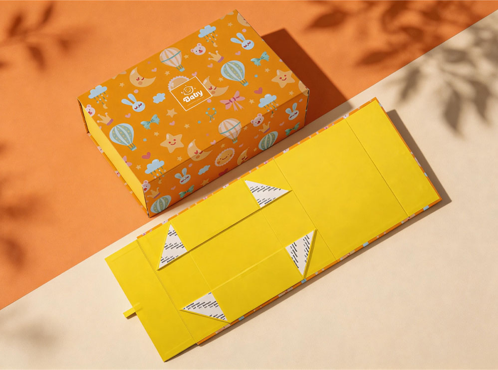 Luxury FSC Certified Makeup Folding Box Custom Gold Foil Cosmetic Packaging