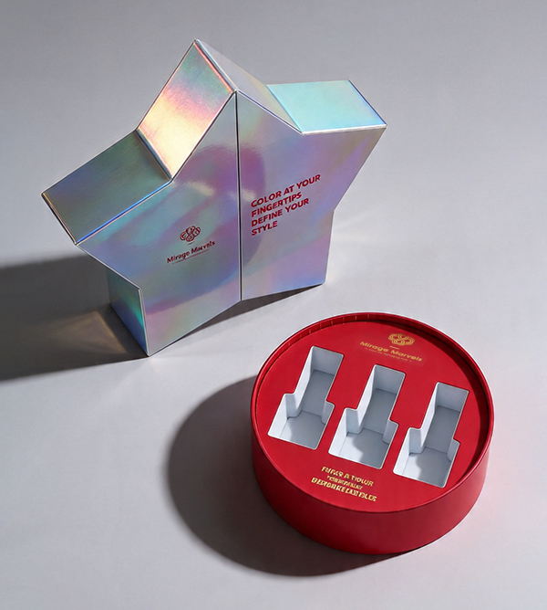 Custom Star-Shaped Holographic Makeup Packaging Set Vietnam Factory