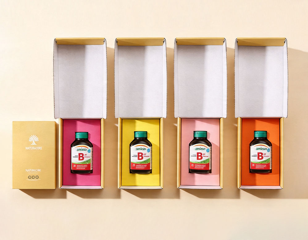 Custom Nutrition Corrugated Mailer Box Supplement Shipping Packaging