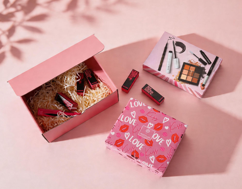 Custom Makeup Mailer Box Professional E-commerce Packaging Set