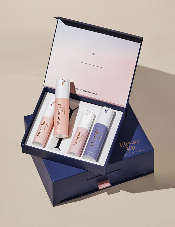 Book-style Magnetic Skincare Rigid Box with Insert