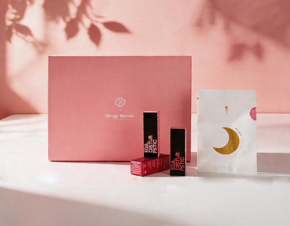 Custom Makeup Mailer Box Professional E-commerce Packaging Set