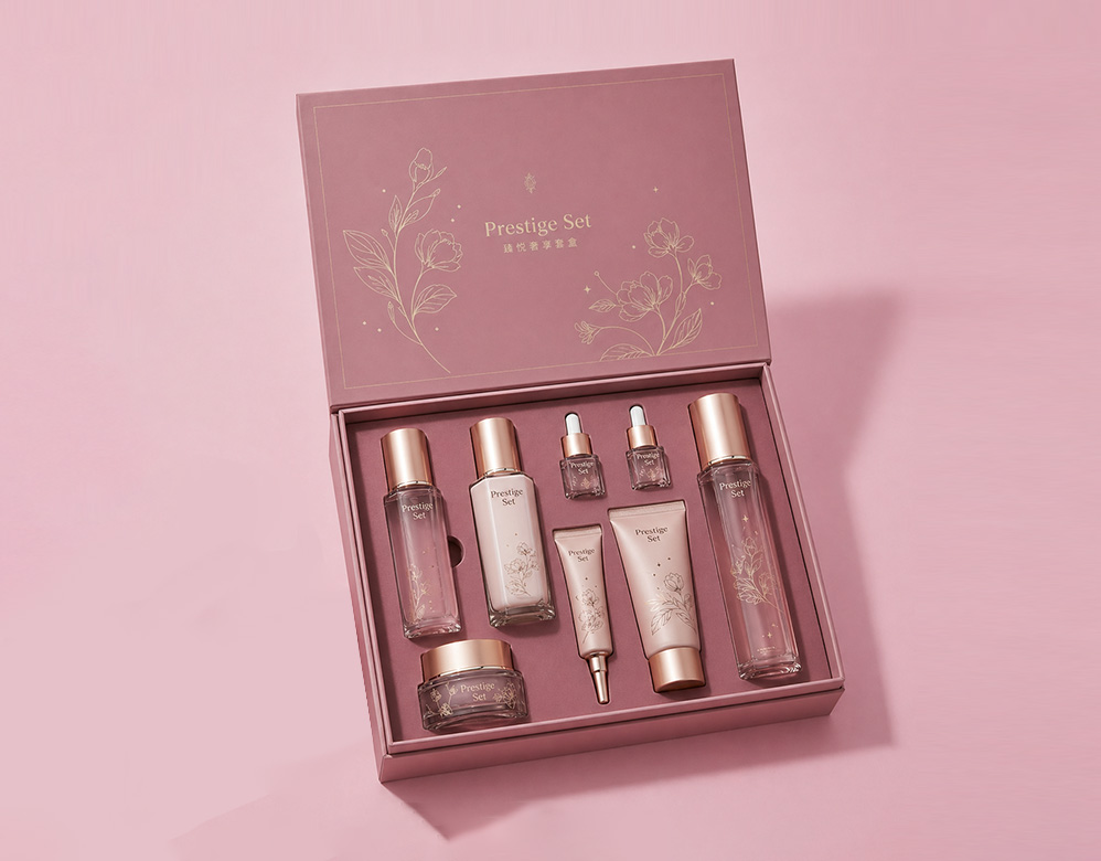 Book-style Magnetic Skincare Rigid Box with Insert