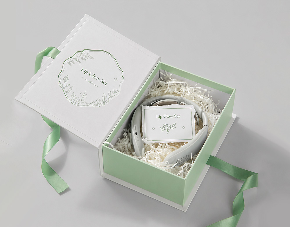 Custom Rectangular Window Drawer Rigid Box for Skincare Sets