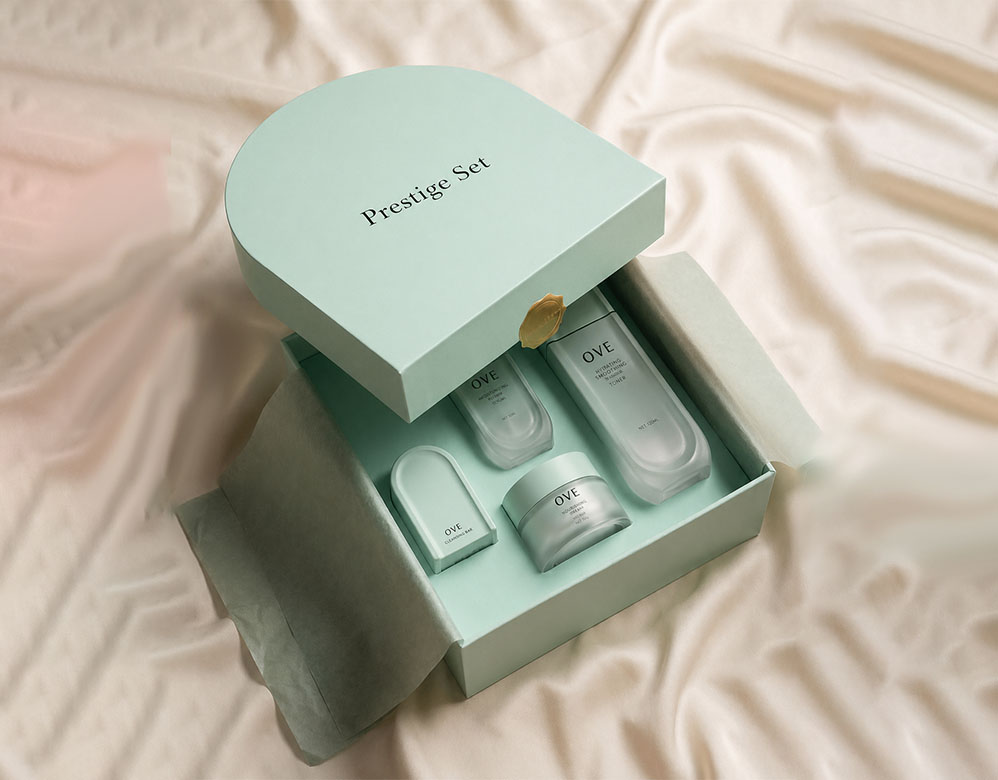 Prestige Beauty Presentation Box Bespoke Rigid Cosmetic Gift Set