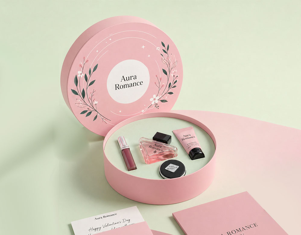 Prestige Beauty Presentation Box Bespoke Rigid Cosmetic Gift Set