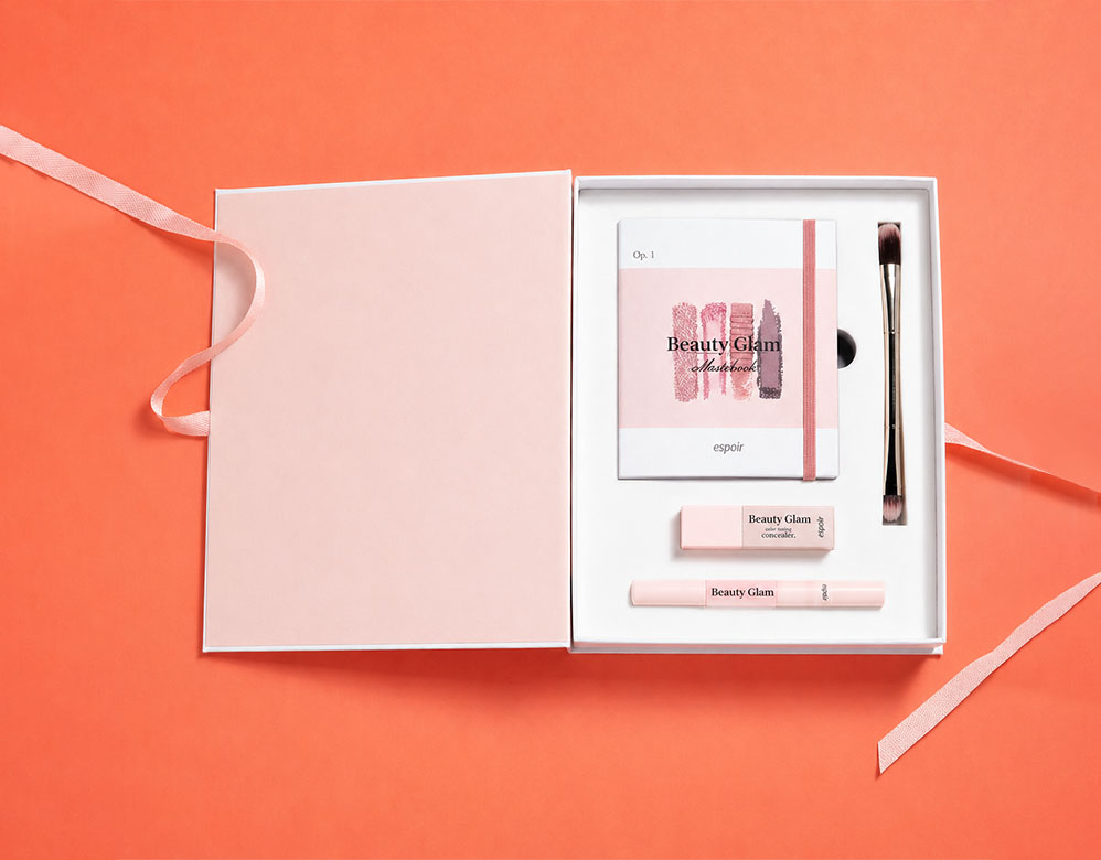 Custom Book-Style Makeup Box Rigid Magnetic Cosmetic Packaging