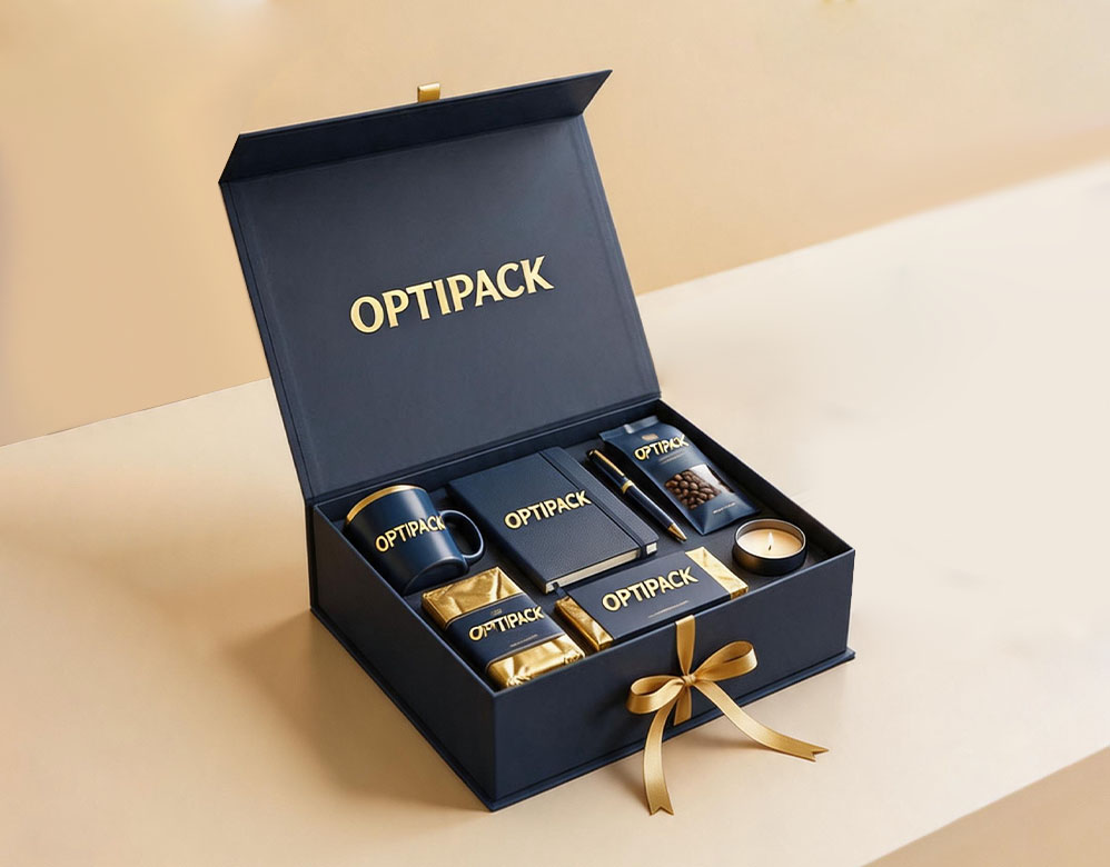 Custom Foldable Rigid Gift Box with Ribbon Closure – Vietnam Factory