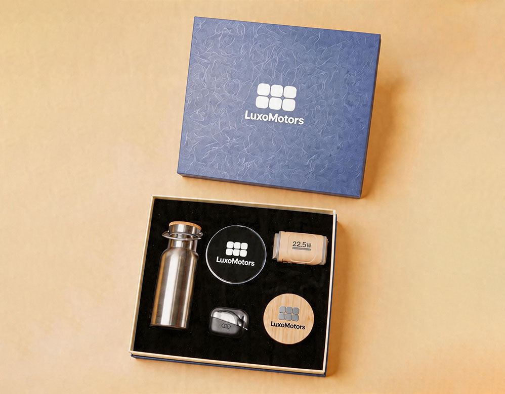 Custom Lid and Base Rigid Gift Box with Satin Ribbon – Vietnam Factory