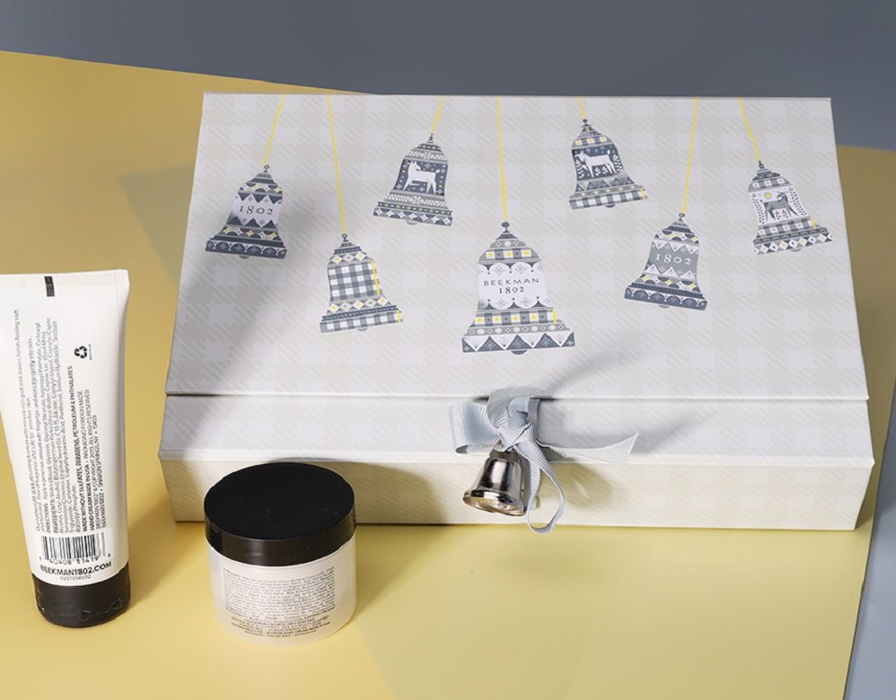 Cosmetic Christmas Packaging with Bell